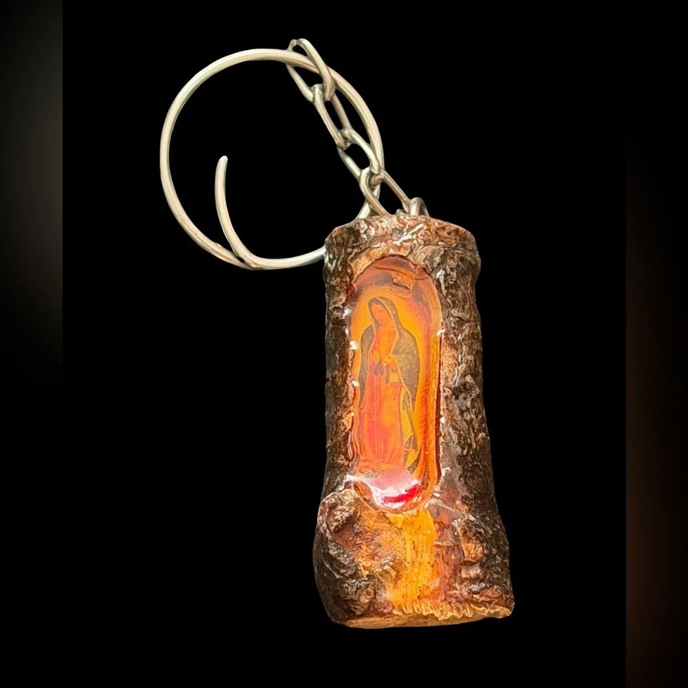 Handcrafted Wooden Keychain B7